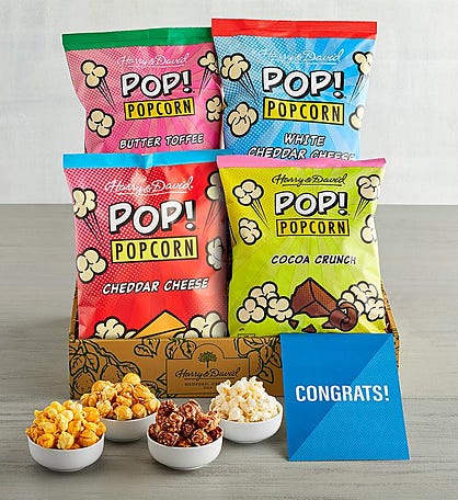 Harry & David Pop!™ Popcorn - "Congrats" Gift Box